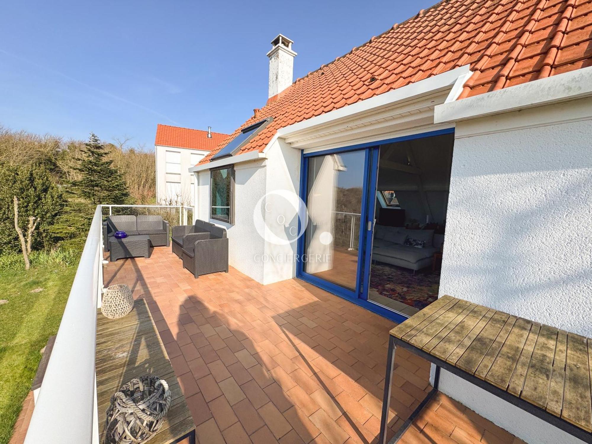 Coc - Villa Le Grand Terrain - Vue Mer Wissant Eksteriør billede